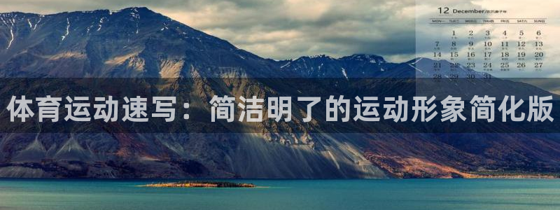 vsport体育官方正版app代理:体育运动速写:简洁明了的